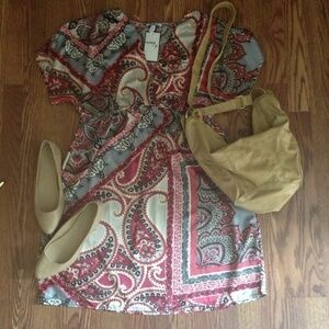 Faux leather hobo banana style handbag